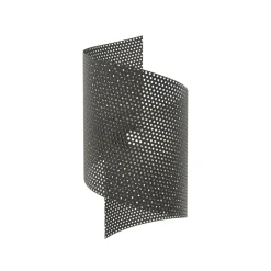 EMIBIG LIGHTING Væglamper > Væglampe Spiral, sort, metal, G9, 29 cm høj