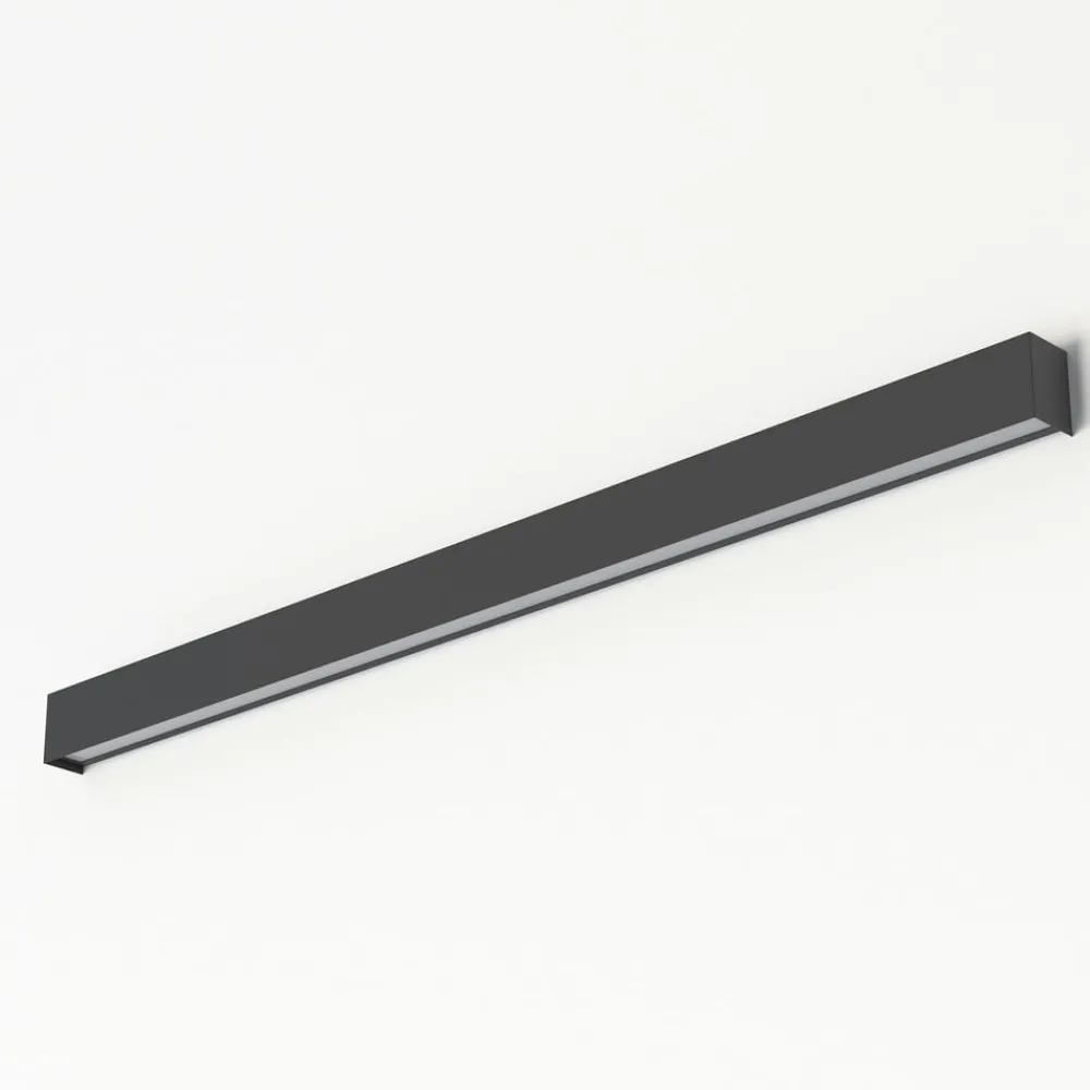 Væglamper ^ Nowodvorski Lighting Væglampe Straight L, 122 cm, grafit
