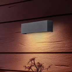 Væglamper|Væglamper ^ Nowodvorski Lighting Væglampe Straight XS, bredde 26 cm, grafit