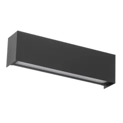 Væglamper|Væglamper ^ Nowodvorski Lighting Væglampe Straight XS, bredde 26 cm, grafit