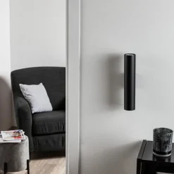 SOLLUX LIGHTING Væglamper > Væglampe Tube op/ned, sort