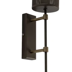 Luminex Væglamper > Væglampe Wall, titanfarvet, højde 48 cm, stål