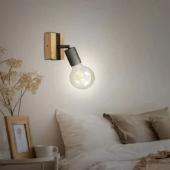 Briloner Væglamper > Væglampe Wood Basic, 1 lyskilde