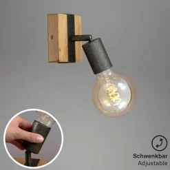 Briloner Væglamper > Væglampe Wood Basic, 1 lyskilde