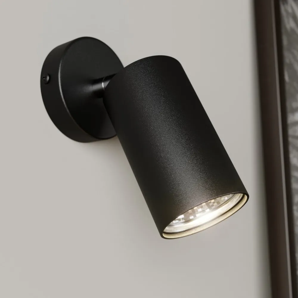 Loftlamper|Spotlights ^ Nowodvorski Lighting Vægspot Eye Spot 1 lyskilde, sort