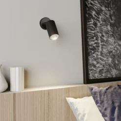 Loftlamper|Spotlights ^ Nowodvorski Lighting Vægspot Eye Spot 1 lyskilde, sort
