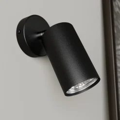 Loftlamper|Spotlights ^ Nowodvorski Lighting Vægspot Eye Spot 1 lyskilde, sort