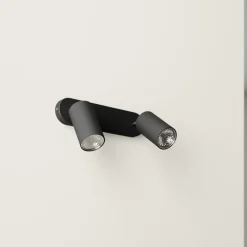 Loftlamper|Spotlights ^ Nowodvorski Lighting Vægspot Eye Spot med 2 lyskilder, sort