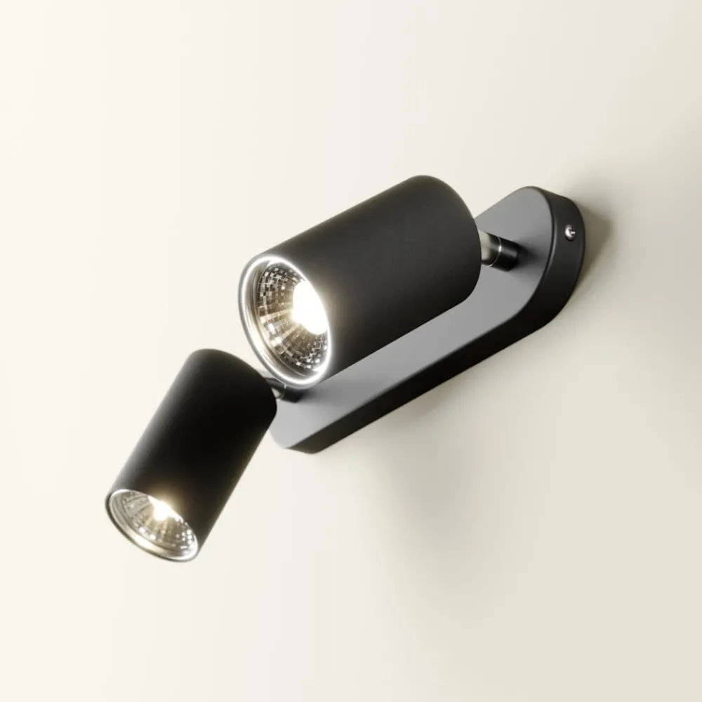 Loftlamper|Spotlights ^ Nowodvorski Lighting Vægspot Eye Spot med 2 lyskilder, sort