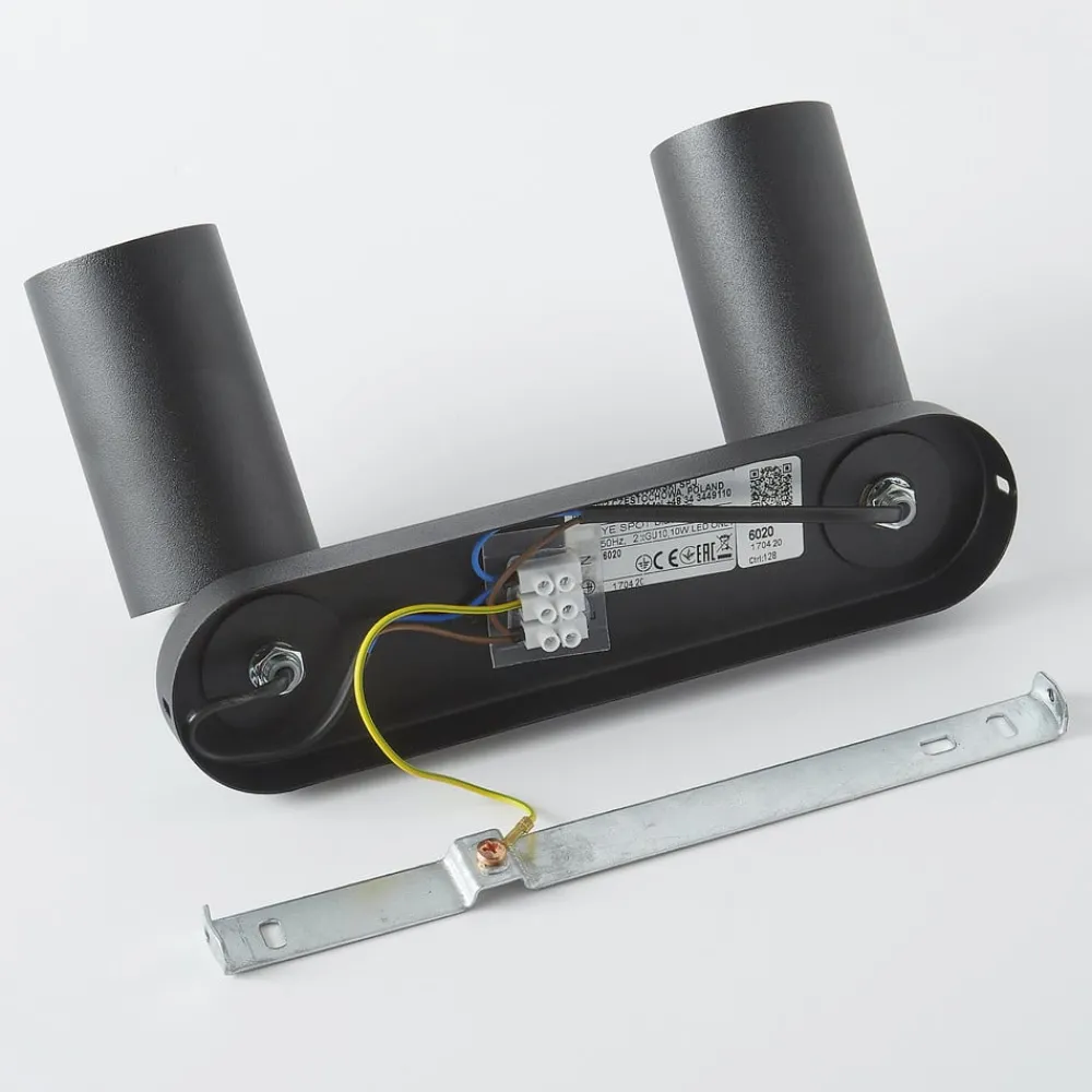 Loftlamper|Spotlights ^ Nowodvorski Lighting Vægspot Eye Spot med 2 lyskilder, sort