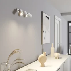 Loftlamper|Spotlights ^ Nowodvorski Lighting Vægspot Eye Spot med 3 lyskilder, hvid