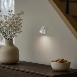 Nowodvorski Lighting Væglamper|Spotlights > Vægspot FOURTY, lysegrå, højde 17 cm, metal, GU10