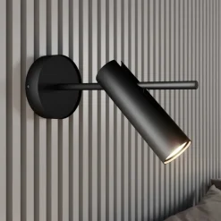 Loftlamper|Spotlights ^ SIGMA Vægspot Leda 1, 1 lyskilde, sort