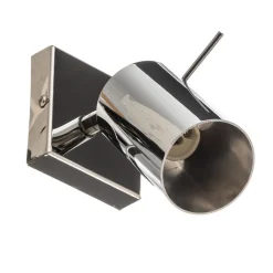 Loftlamper ^ SOLLUX LIGHTING Vægspot Round, krom, 1 lyskilde