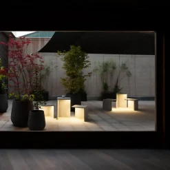 Vibia Gadebelysning > Empty 4125 udendørslampe, beton, 45 cm