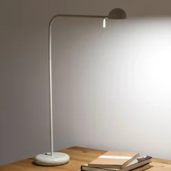 Arbejdsrum/Kontor ^ Vibia Pin 1655 LED-bordlampe, længde 40 cm, cremefarvet