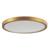 ORION Loftlamper|Loftlamper > Vika LED-loftlampe, rund, mat guld, Ø 30 cm