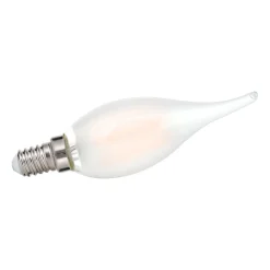 Dæmpbar Led-Pære ^ ORION Vindstød LED-kerte E14 4,5 W 2.700 K mat, dæmpes