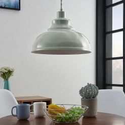 Lindby Pendellamper|Pendellamper > Vintage pendellampe Albertine, metal, lyseblå