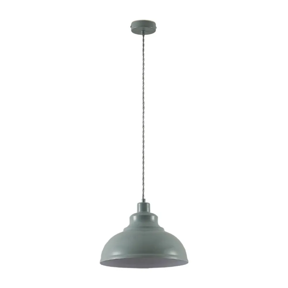 Lindby Pendellamper|Pendellamper > Vintage pendellampe Albertine, metal, lyseblå