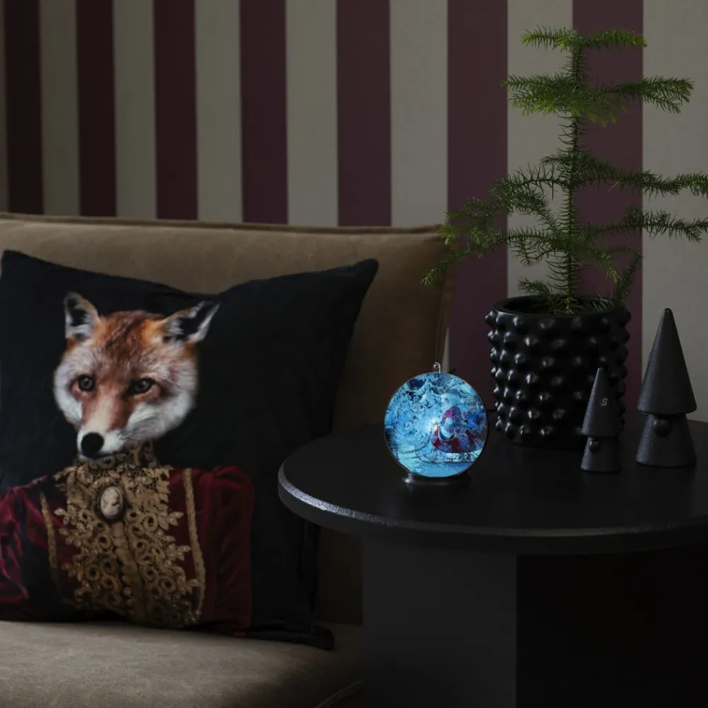 Julepynt ^ Konstsmide Christmas Vinterlandskab 3D-hologramkugle, 42 LED’er