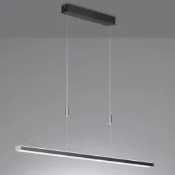 Pendellamper|Pendellamper ^ FISCHER & HONSEL Vitan LED-pendel, sandsort, længde 115 cm, 2-lys, CCT