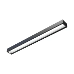 Væg- Og Spejllamper|Væglamper ^ MCJ Vola LED-væglampe til badeværelset, IP44, sort, 4.000 K, bredde 80 cm