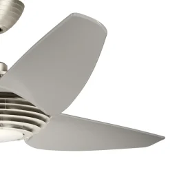 Loftventilatorer ^ KICHLER Voya LED-loftventilator, creme