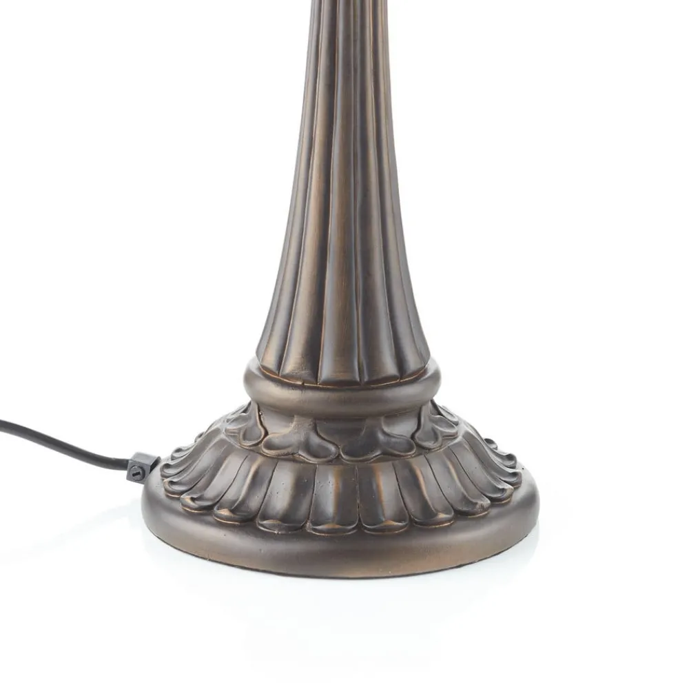 Clayre&Eef Bordlamper > Waterlily fortryllende bordlampe i Tiffany-stil