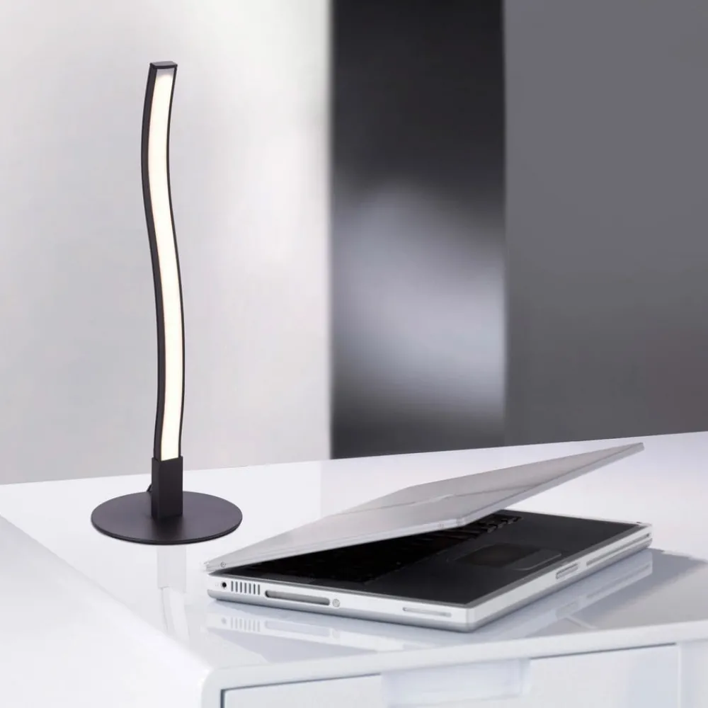Bordlamper ^ JUST LIGHT. GmbH Wave LED-bordlampe 3.000K 30cm sort