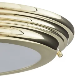 Elstead Loftlamper > Welland IP44 LED-loftlampe, poleret messing