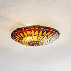 QUOIZEL Gang|Loftlamper > West End loftlampe i Tiffany-design
