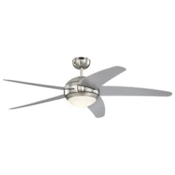Westinghouse Loftventilatorer > Bendan LED-ventilator vinge sølv