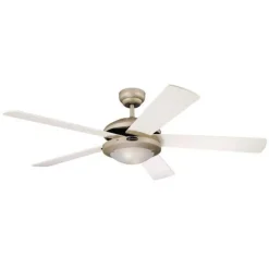 Loftventilatorer ^ Westinghouse Comet Titan ventilator, hvid og ahorn