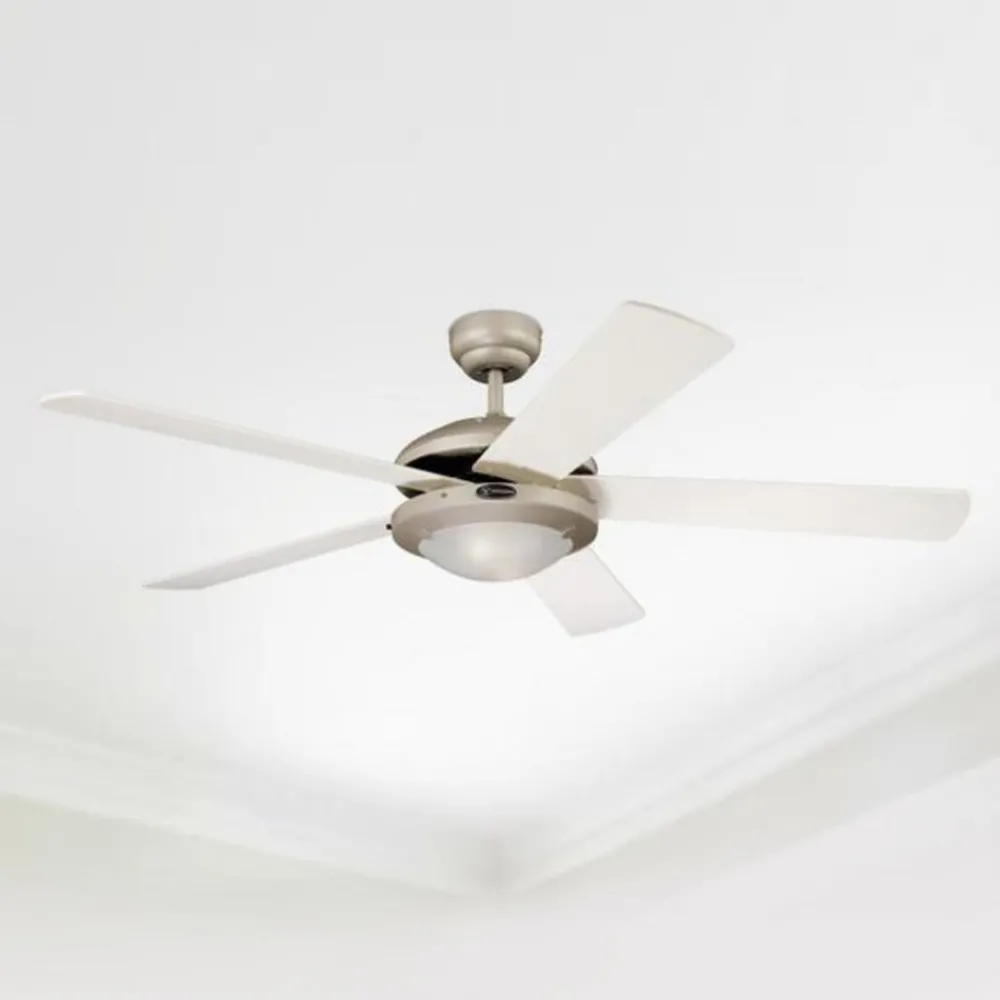 Loftventilatorer ^ Westinghouse Comet Titan ventilator, hvid og ahorn