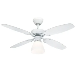 Loftventilatorer ^ Westinghouse Halley Ventilator vinge hvid/bøg