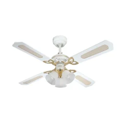 Loftventilatorer ^ Westinghouse Princess Trio ventilator hvid 105 cm