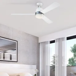 Westinghouse Loftventilatorer > Tristan ventilator, lys, hvid/ahorn