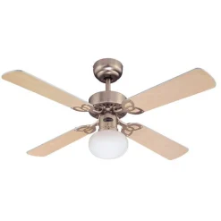 Westinghouse Loftventilatorer > Vegas ventilator m. lys Lys, aluminium b.