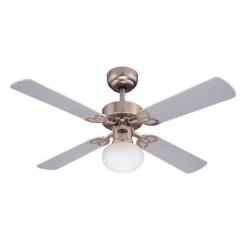 Westinghouse Loftventilatorer > Vegas ventilator m. lys Lys, aluminium b.