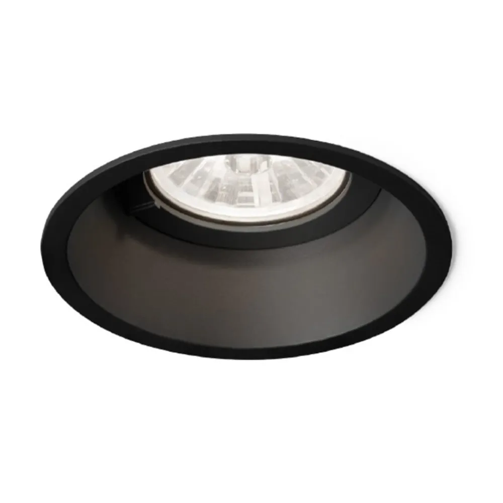 Indbygningsspots ^ Wever & Ducré Lighting WEVER & DUCRÉ Deep 1.0 Indbygningslampe 2.700K sort
