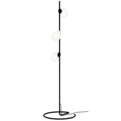 Gulvlamper ^ Wever & Ducré Lighting WEVER & DUCRÉ Dro 1.0 Comp gulvlampe sort og hvid