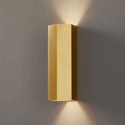 Wever & Ducré Lighting Væglamper > WEVER & DUCRÉ Hexo mini 2.0 væglampe 20 cm guld
