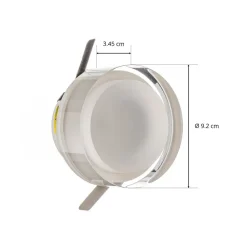 Wever & Ducré Lighting Loftlamper|Indbygningsspots > WEVER & DUCRÉ Mirbi IP44 1.0 LED-indbygningslampe rund