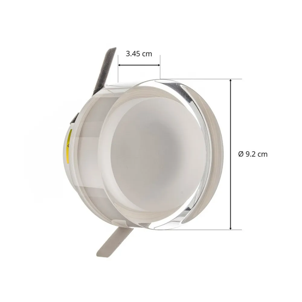 Wever & Ducré Lighting Loftlamper|Indbygningsspots > WEVER & DUCRÉ Mirbi IP44 1.0 LED-indbygningslampe rund