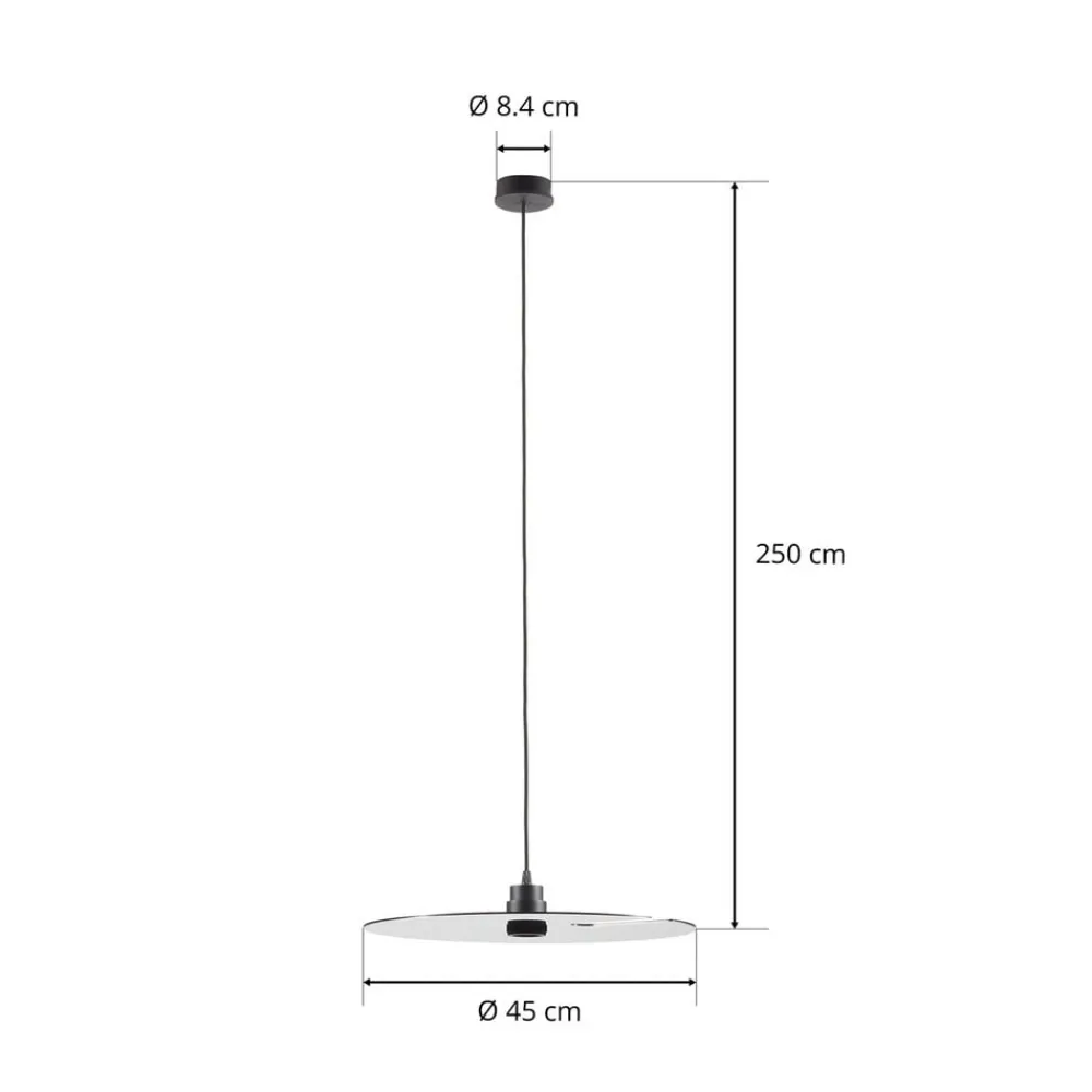 Wever & Ducré Lighting Pendellamper > WEVER & DUCRÉ Mirro 2.0 Pendel 250 cm sort/krom