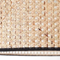 Brilliant Gulvlamper > Wiley buet gulvlampe med rattan