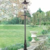 Gadebelysning ^ Elstead Wilmslow gadelampe, sort, 1 lyskilde, højde 82,5cm