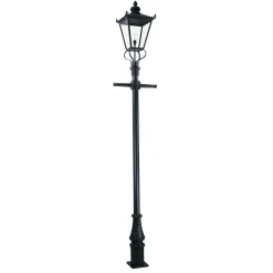 Lygtepæle ^ Elstead Wilmslow lygtepæl, sort, 1 lyskilde, højde 330 cm