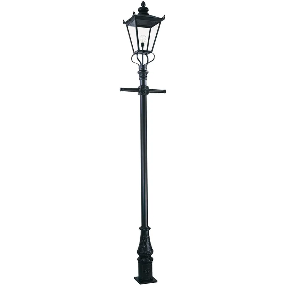 Lygtepæle ^ Elstead Wilmslow lygtepæl, sort, 1 lyskilde, højde 330 cm